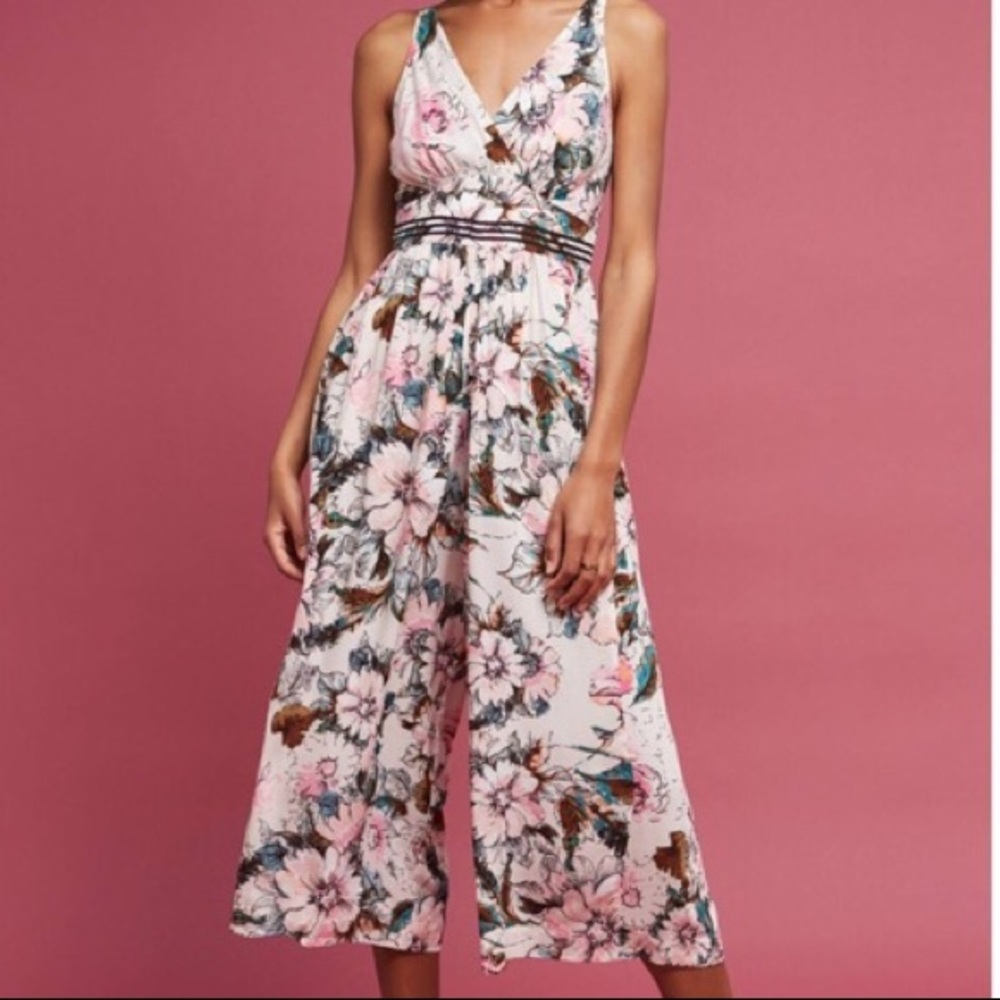 Tracey Reese Floral Jumpsuit worn once